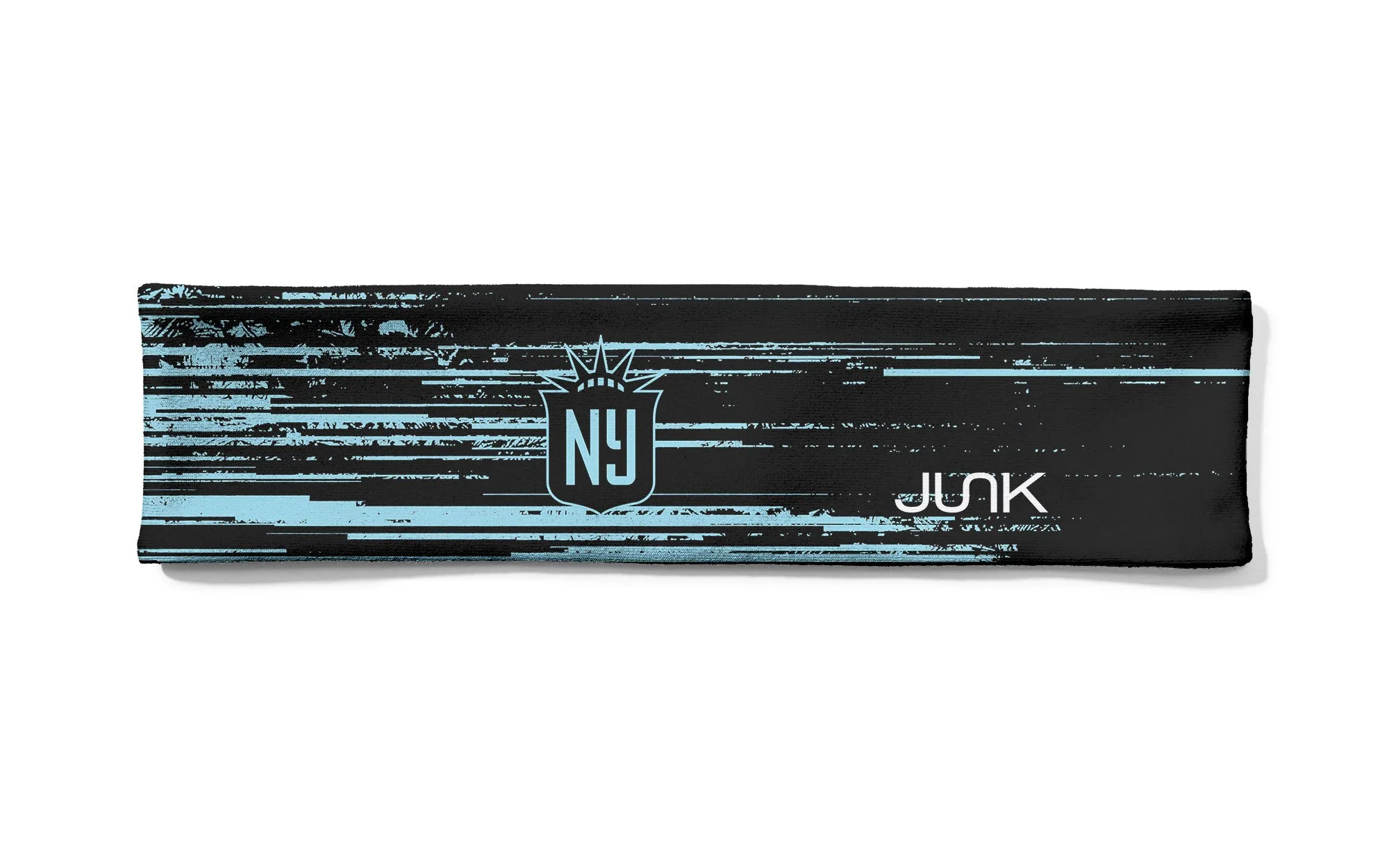 NJ/NY Gotham FC: Artistic Infinity Headband sold by JUNK Brands product image thumbnail 3