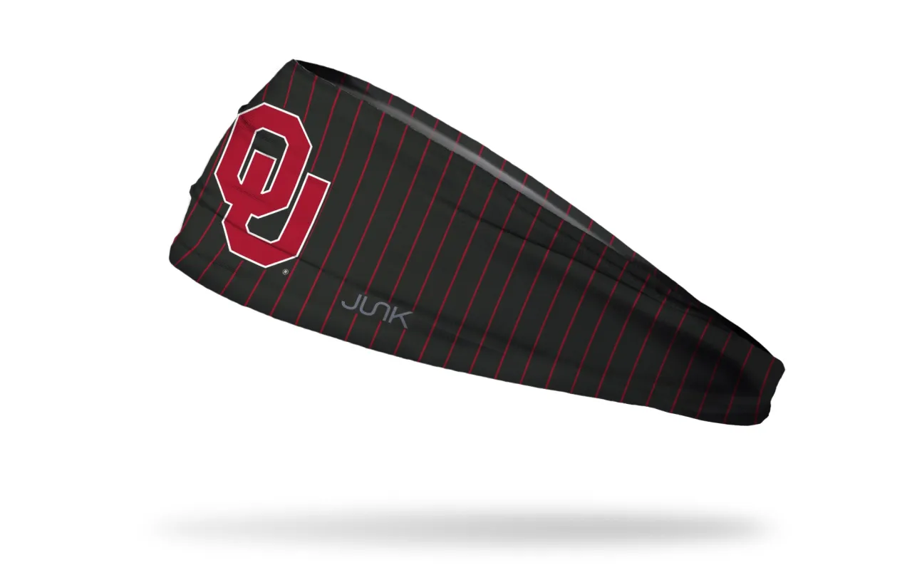 University of Oklahoma: Pinstripe Big Bang Lite Headband sold by JUNK Brands