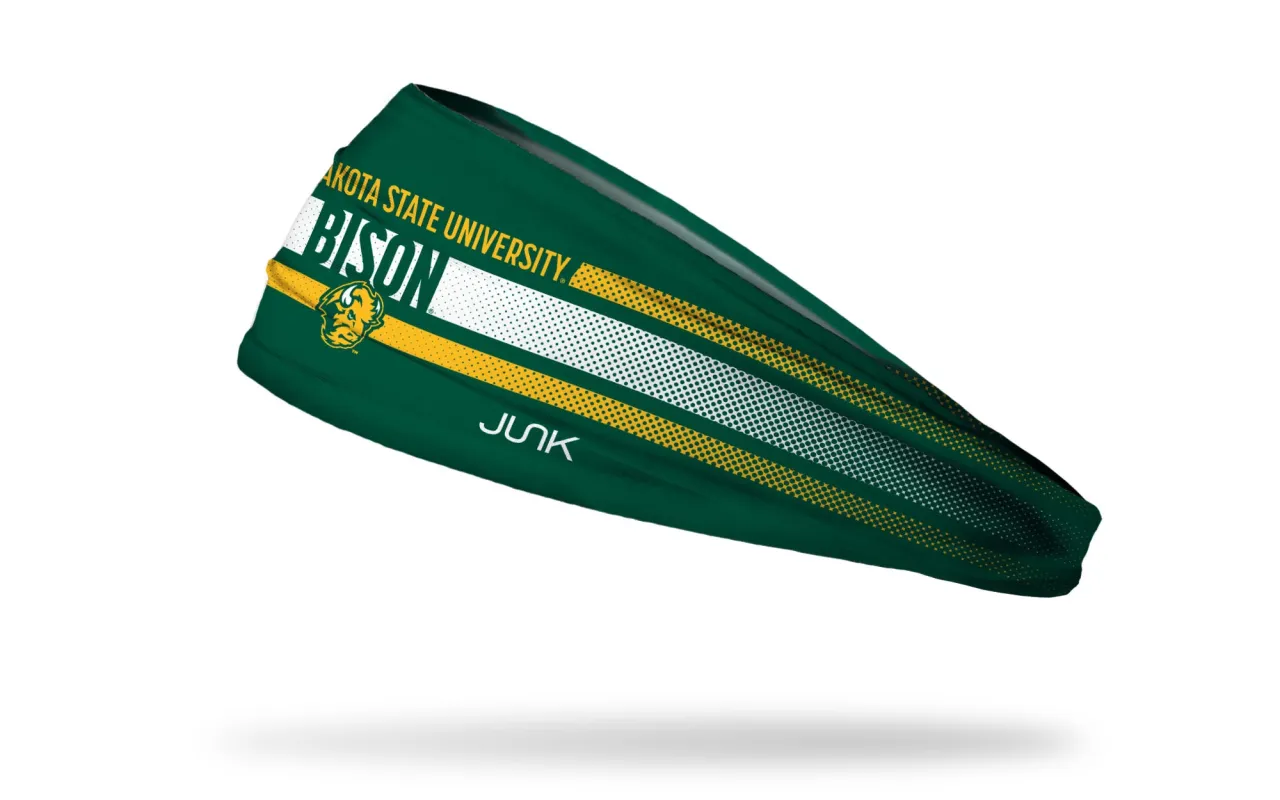 North Dakota State University: Faded Stripe Big Bang Lite Headband sold by JUNK Brands