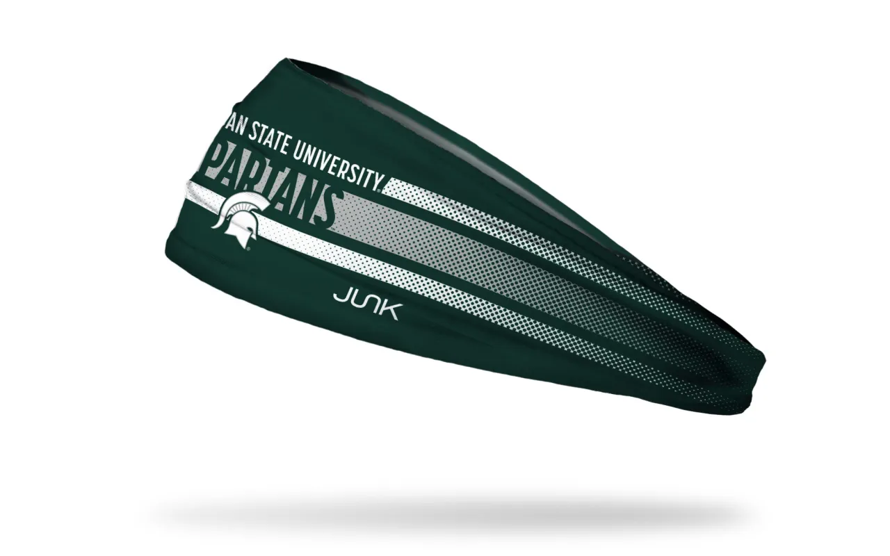 Michigan State University: Faded Stripe Big Bang Lite Headband sold by JUNK Brands