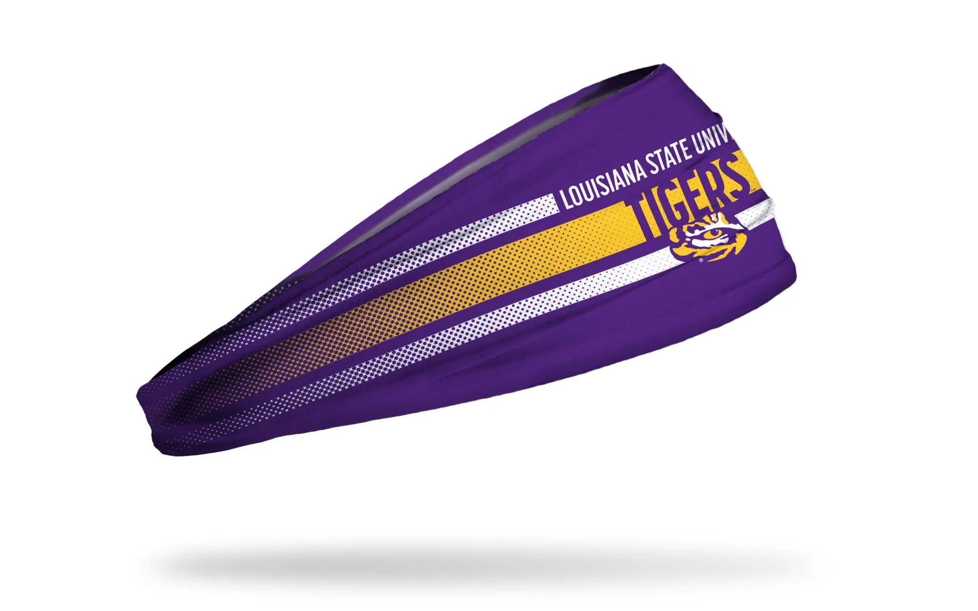Louisiana State University: Faded Stripe Big Bang Lite Headband sold by JUNK Brands product image thumbnail 2