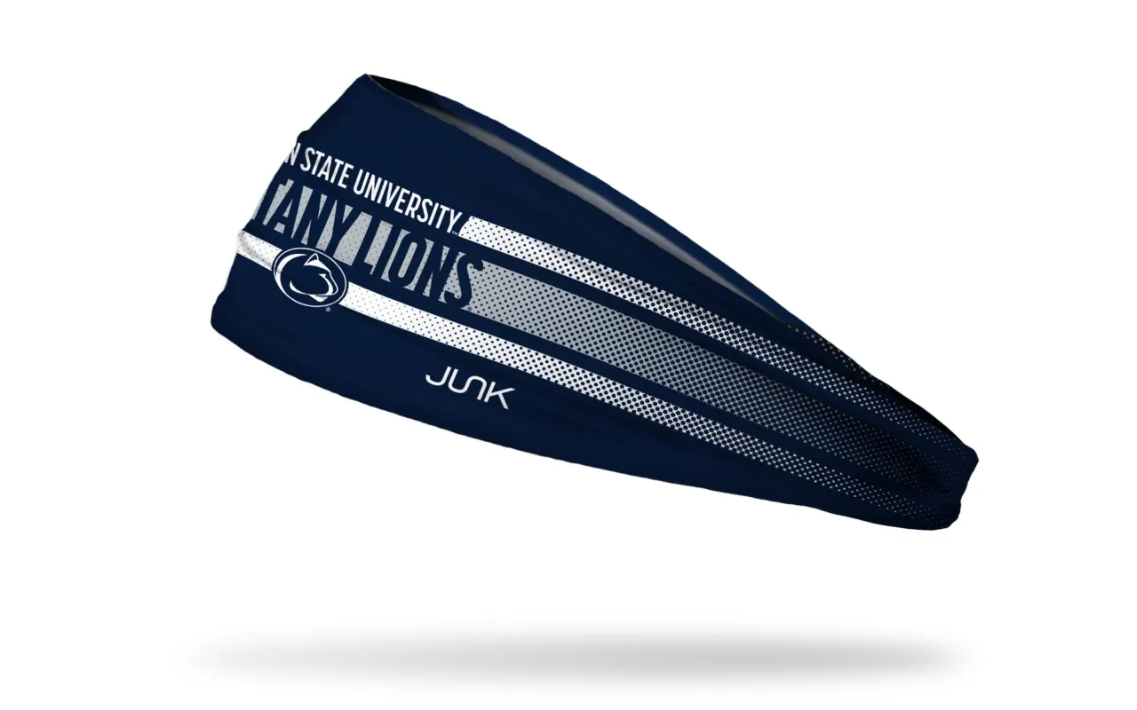 Penn State University: Faded Stripe Big Bang Lite Headband sold by JUNK Brands