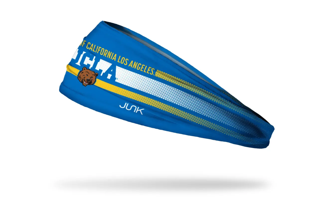 University of California Los Angeles: Faded Stripe Big Bang Lite Headband sold by JUNK Brands