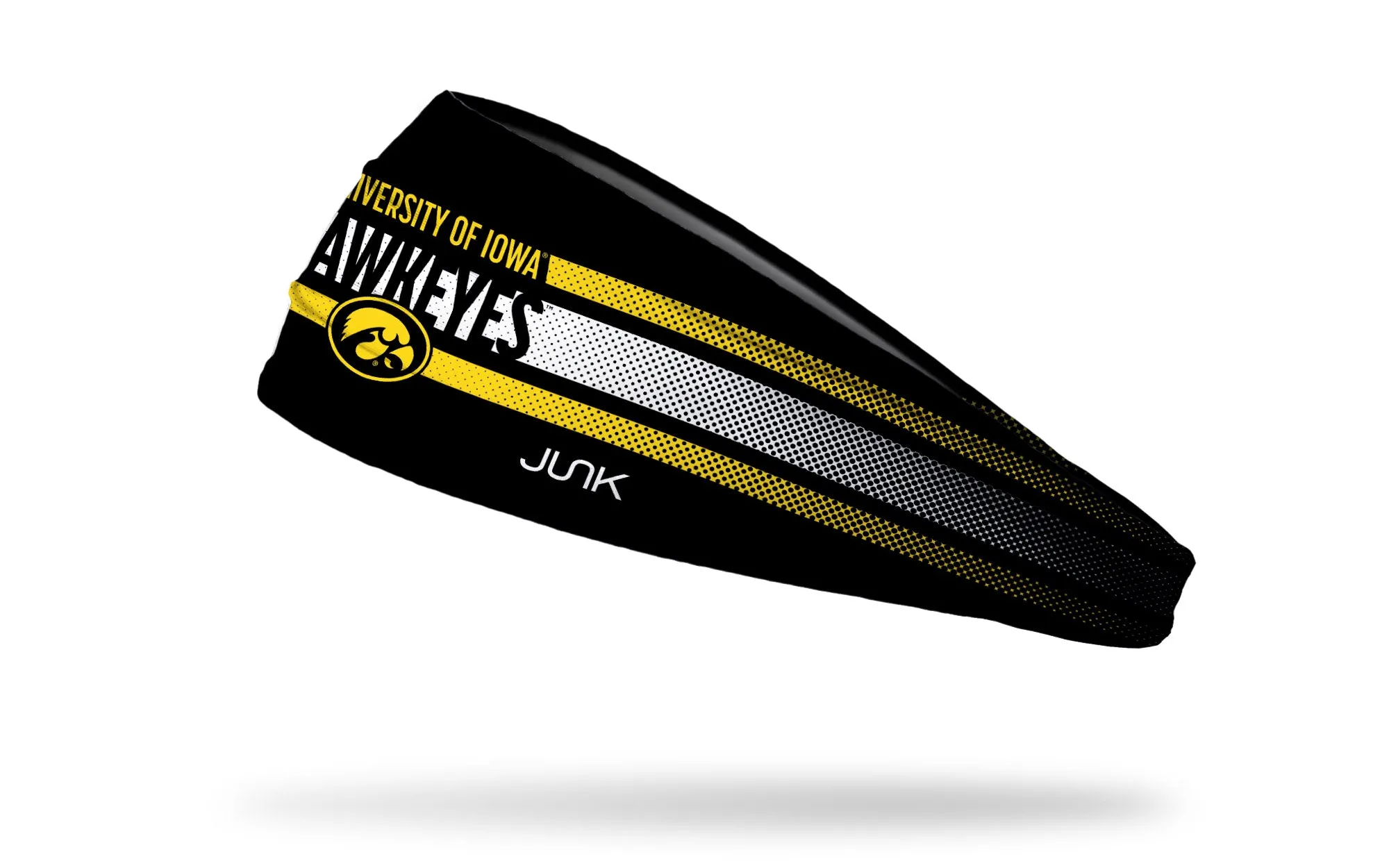 University of Iowa: Faded Stripe Big Bang Lite Headband sold by JUNK Brands