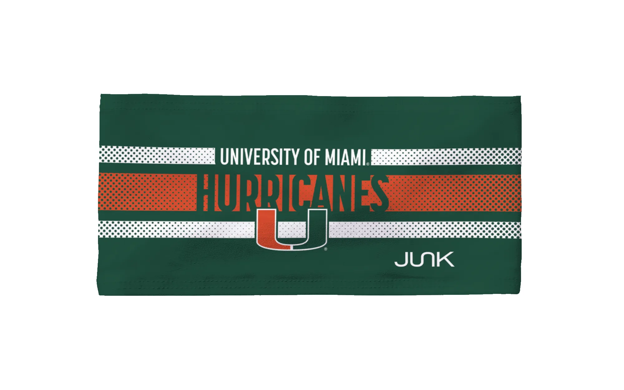 University of Miami: Faded Stripe Big Bang Lite Headband sold by JUNK Brands product image thumbnail 3