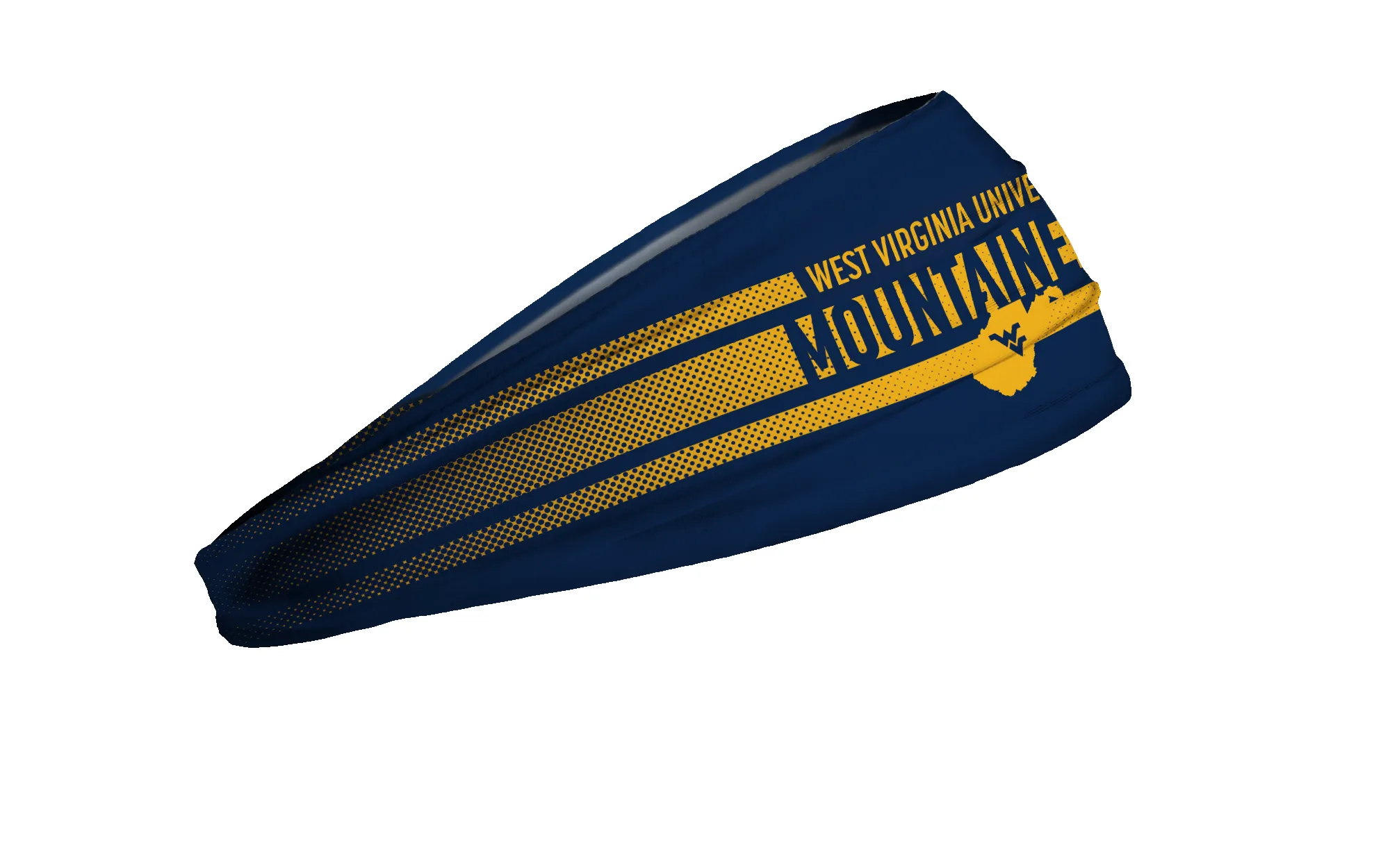 West Virginia University: Faded Stripe Big Bang Lite Headband sold by JUNK Brands product image thumbnail 2