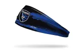 San Jose Earthquakes: Rally Cry Big Bang Lite Headband sold by JUNK Brands