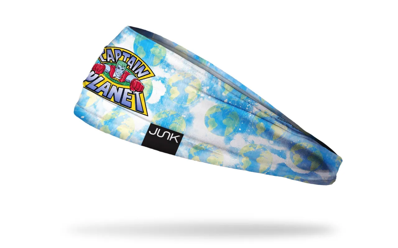 Captain Planet Earth Day Big Bang Lite Headband sold by JUNK Brands