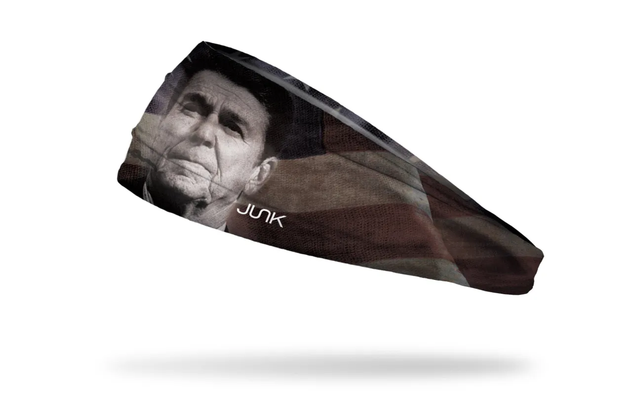 Ronald Reagan Big Bang Lite Headband sold by JUNK Brands