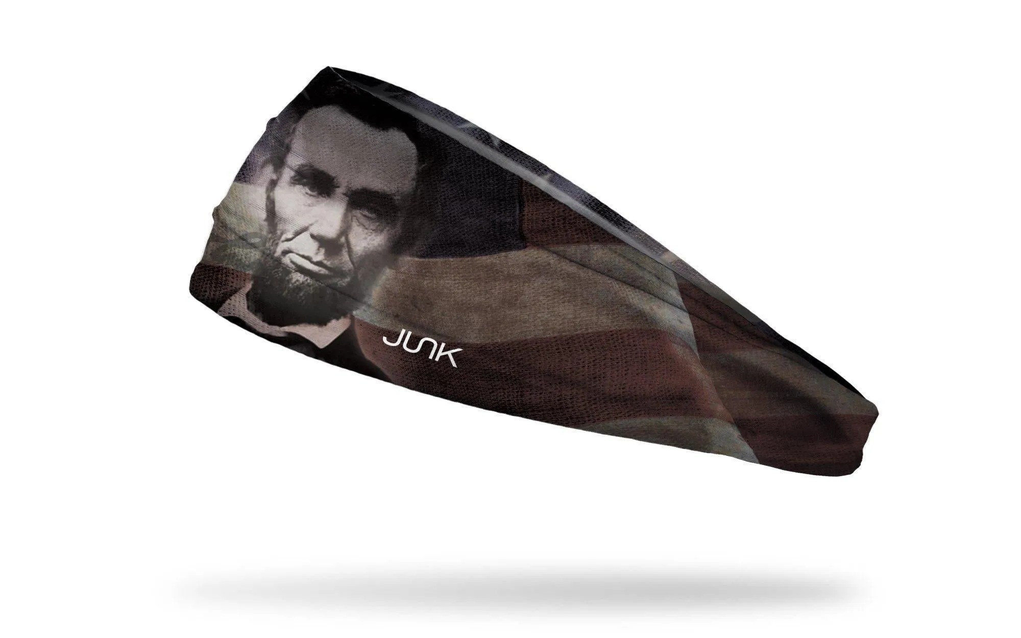 Abraham Lincoln Big Bang Lite Headband sold by JUNK Brands