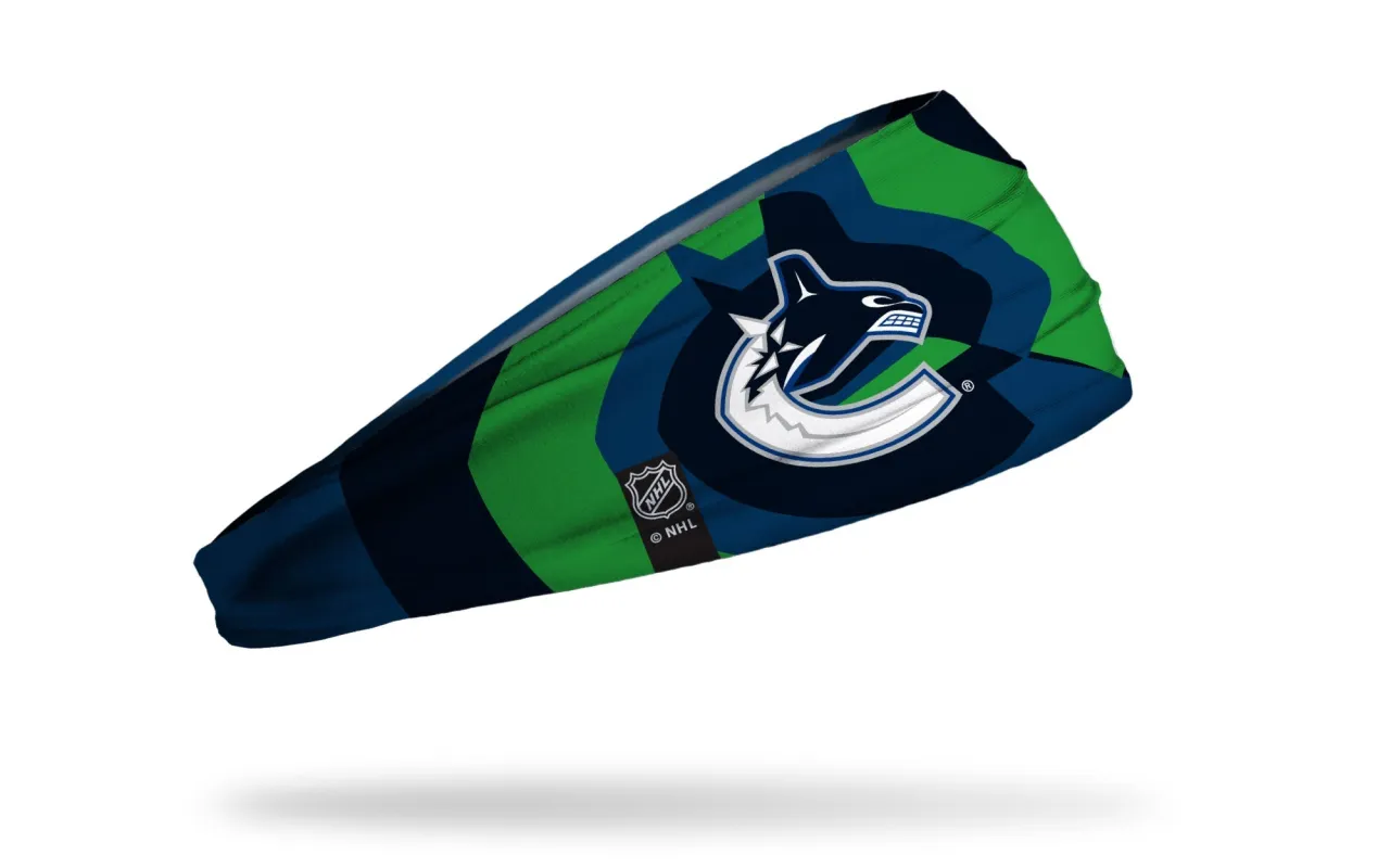 Vancouver Canucks: Reverb Big Bang Lite Headband sold by JUNK Brands