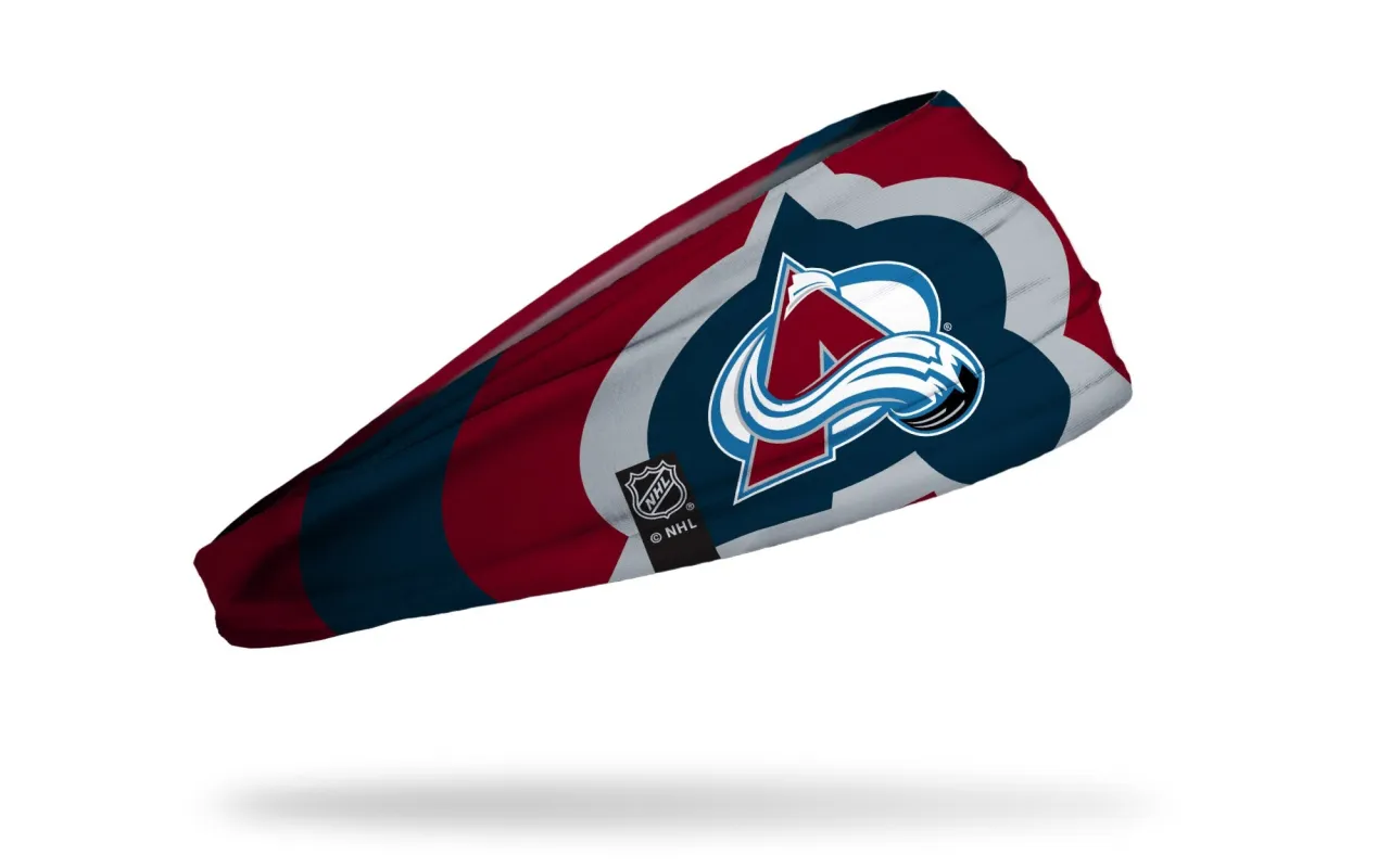Colorado Avalanche: Reverb Big Bang Lite Headband sold by JUNK Brands