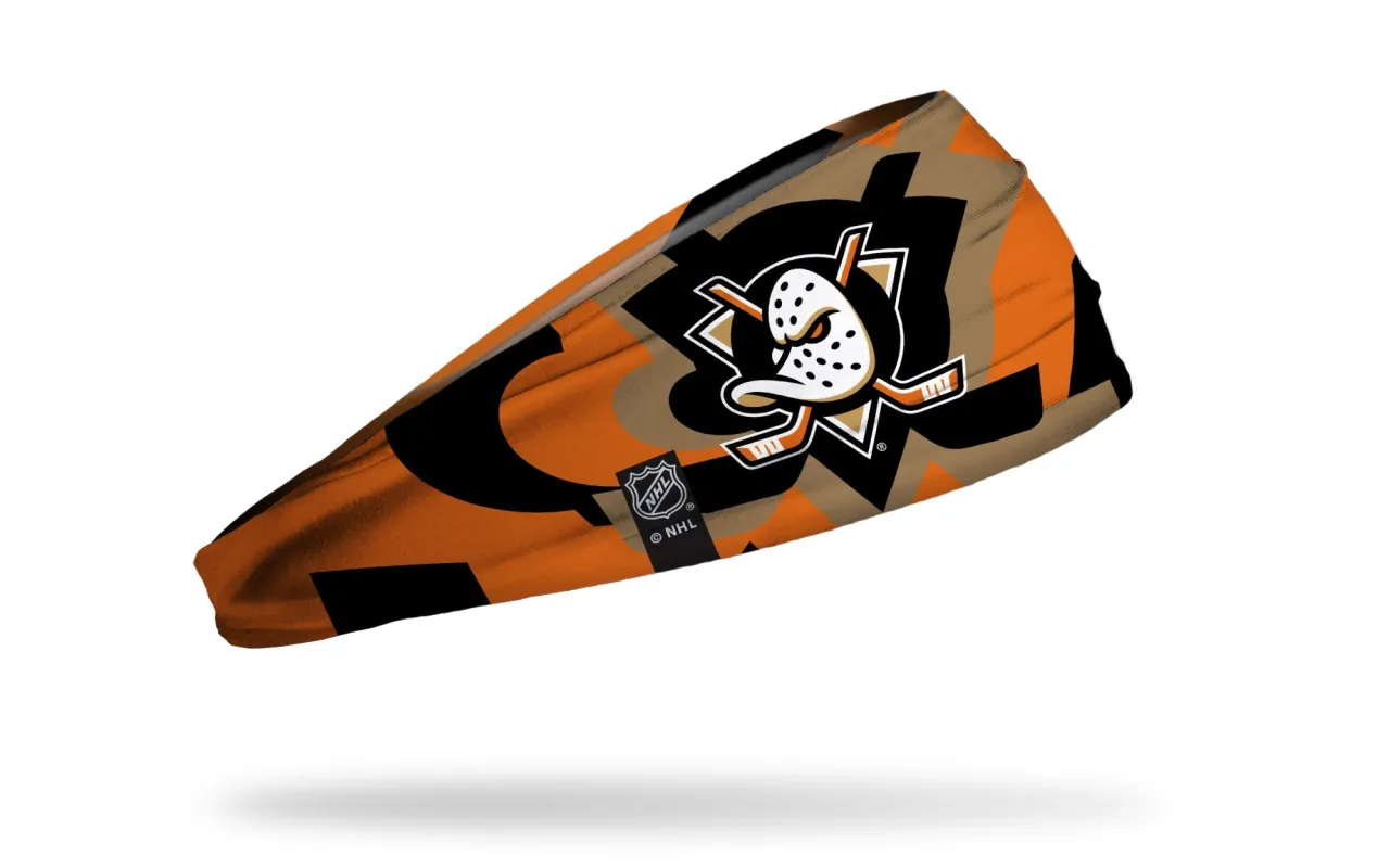 Anaheim Ducks: Reverb Big Bang Lite Headband sold by JUNK Brands
