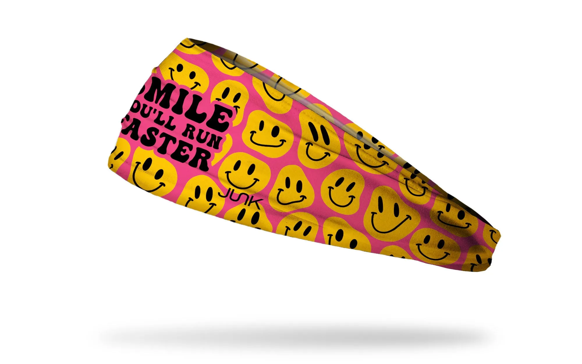 Ashley Paulson: Smile You'll Run Faster Big Bang Lite Headband sold by JUNK Brands
