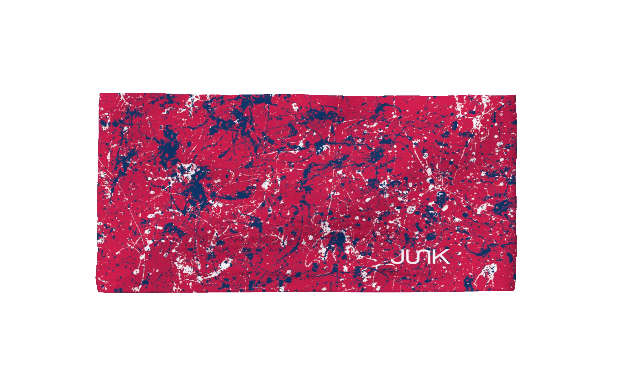 Red Red Blue Splatter Big Bang Lite Headband sold by JUNK Brands product image thumbnail 3