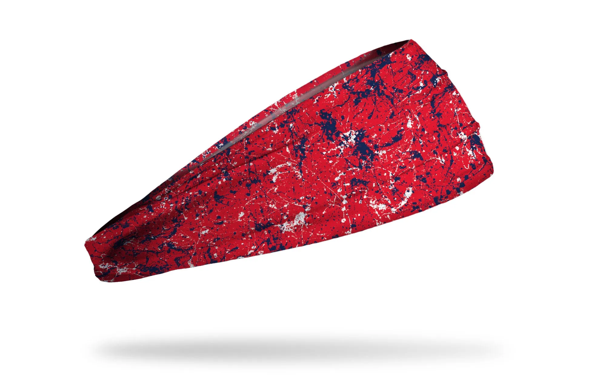 Red Midnight Navy Splatter Big Bang Lite Headband sold by JUNK Brands product image thumbnail 2