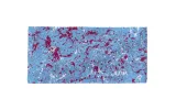 Powder Blue Maroon Splatter Big Bang Lite Headband sold by JUNK Brands