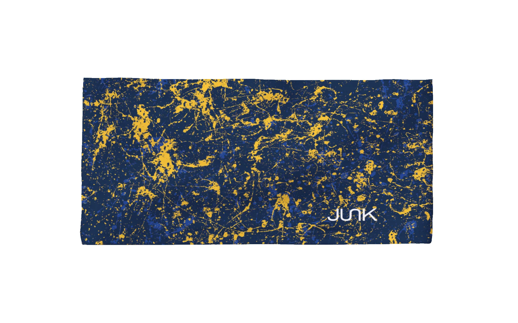 Navy Yellow Blue Splatter Big Bang Lite Headband sold by JUNK Brands product image thumbnail 3