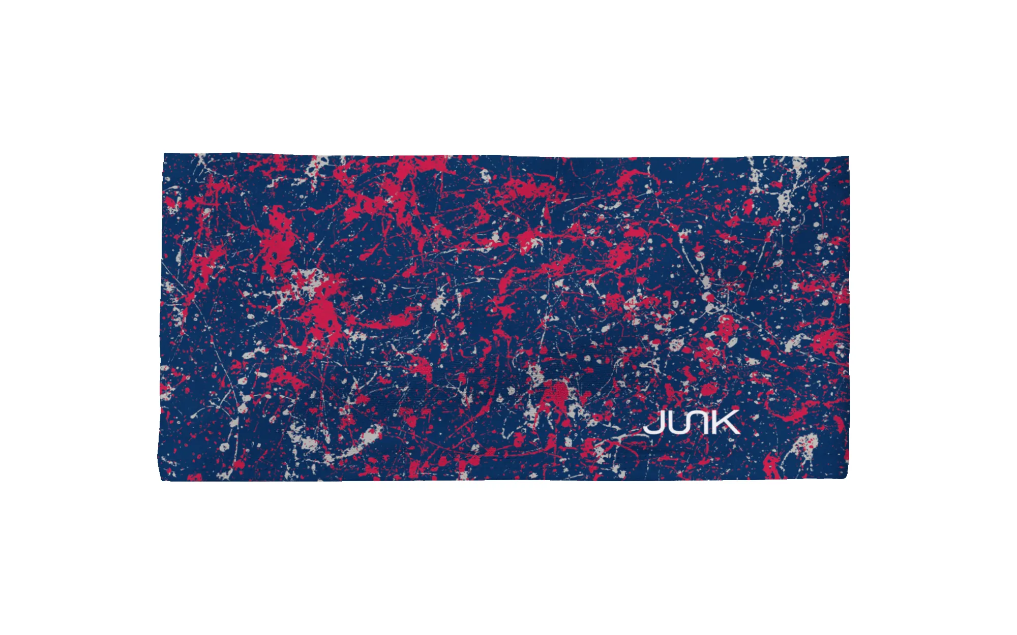 Navy Red Gray Splatter Big Bang Lite Headband sold by JUNK Brands product image thumbnail 3