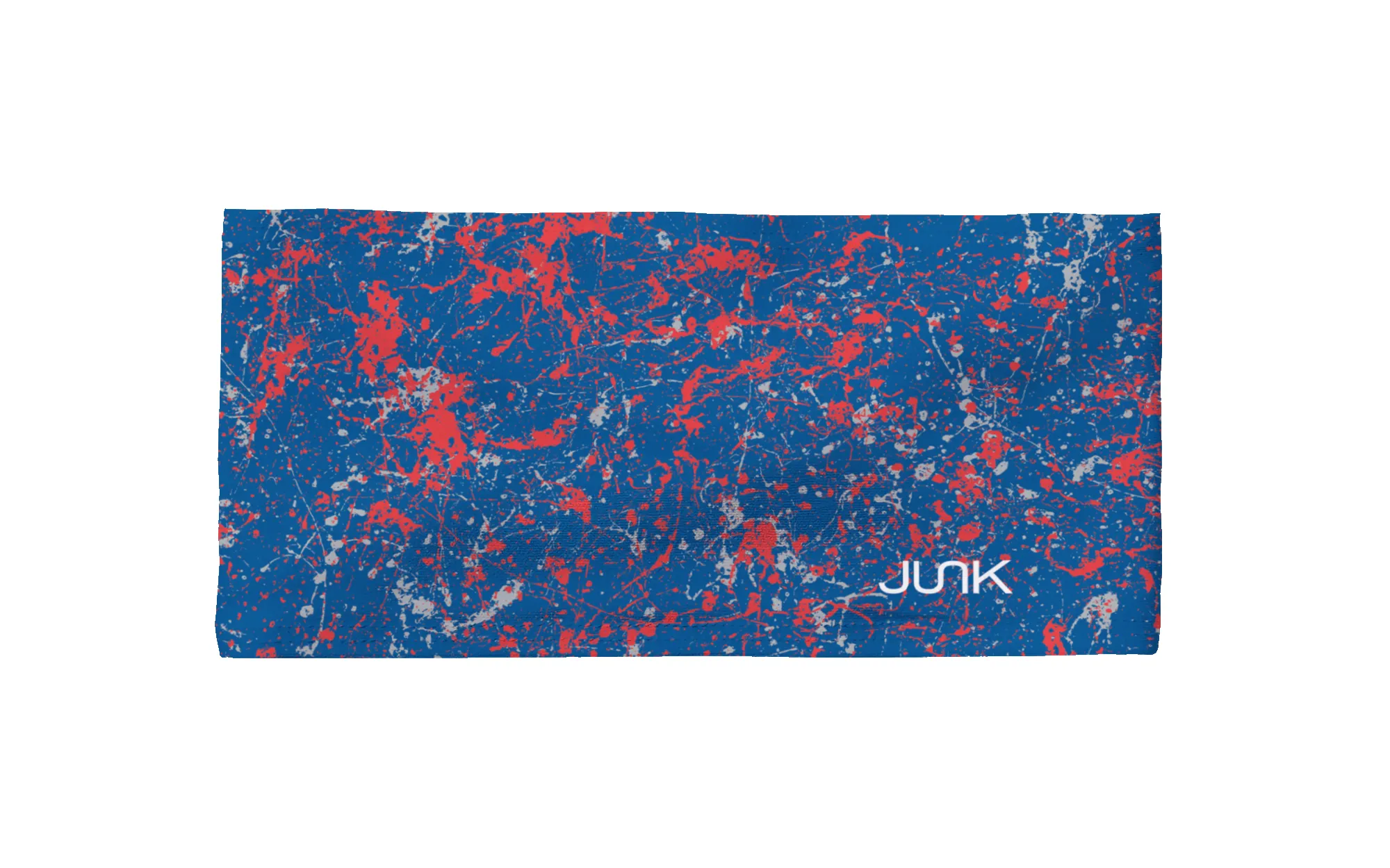 Blue Red Gray Splatter Big Bang Lite Headband sold by JUNK Brands product image thumbnail 3