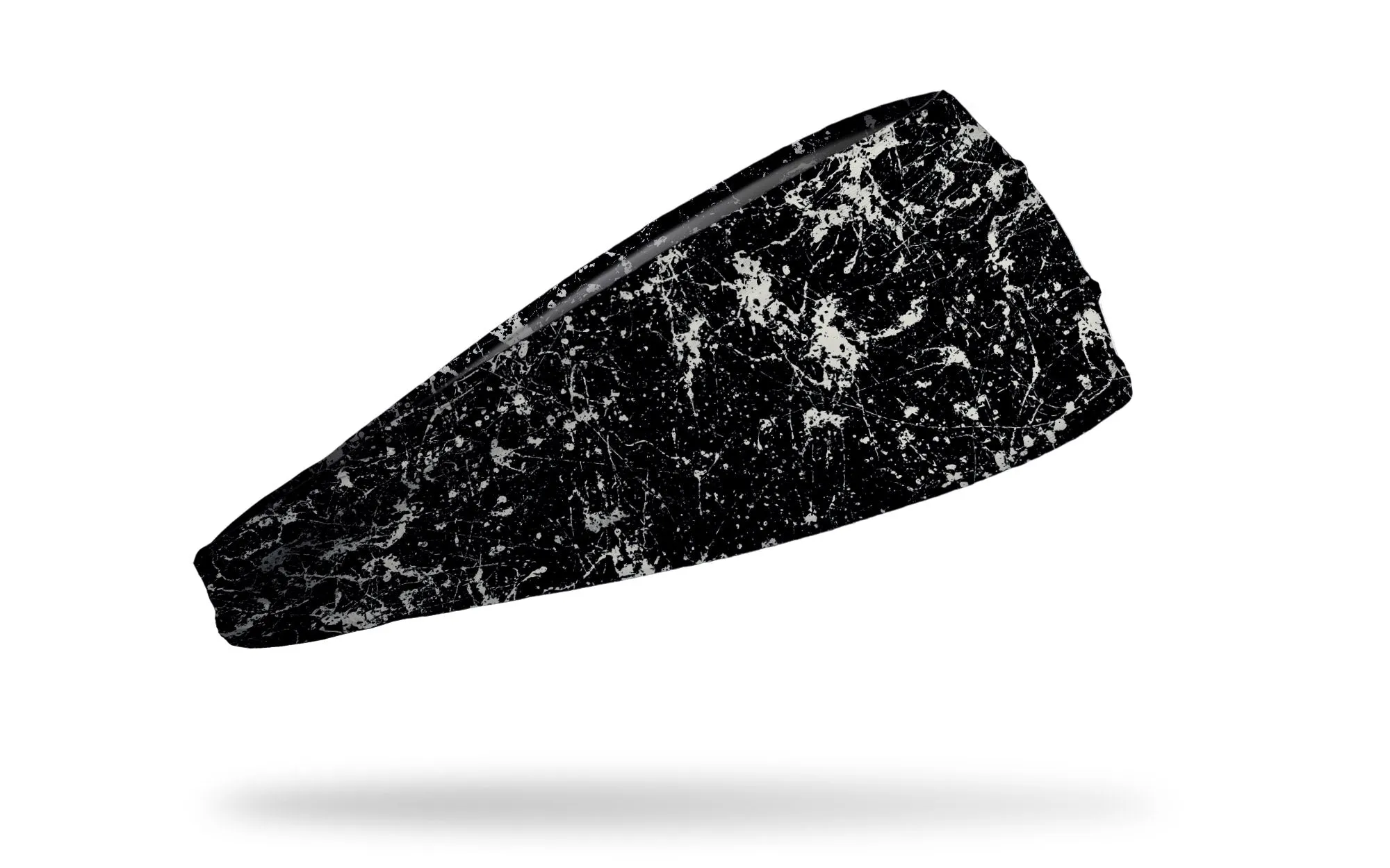 Black Silver White Splatter Big Bang Lite Headband sold by JUNK Brands product image thumbnail 2