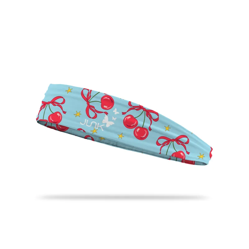 Brittany Allen: Cherry Supernova Infinity Headband sold by JUNK Brands
