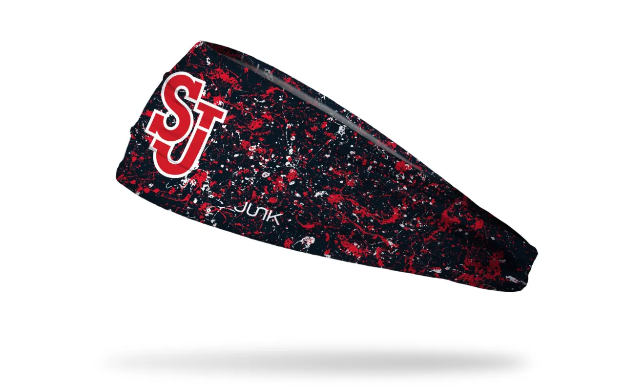 St. John's University: Splatter Big Bang Lite Headband sold by JUNK Brands