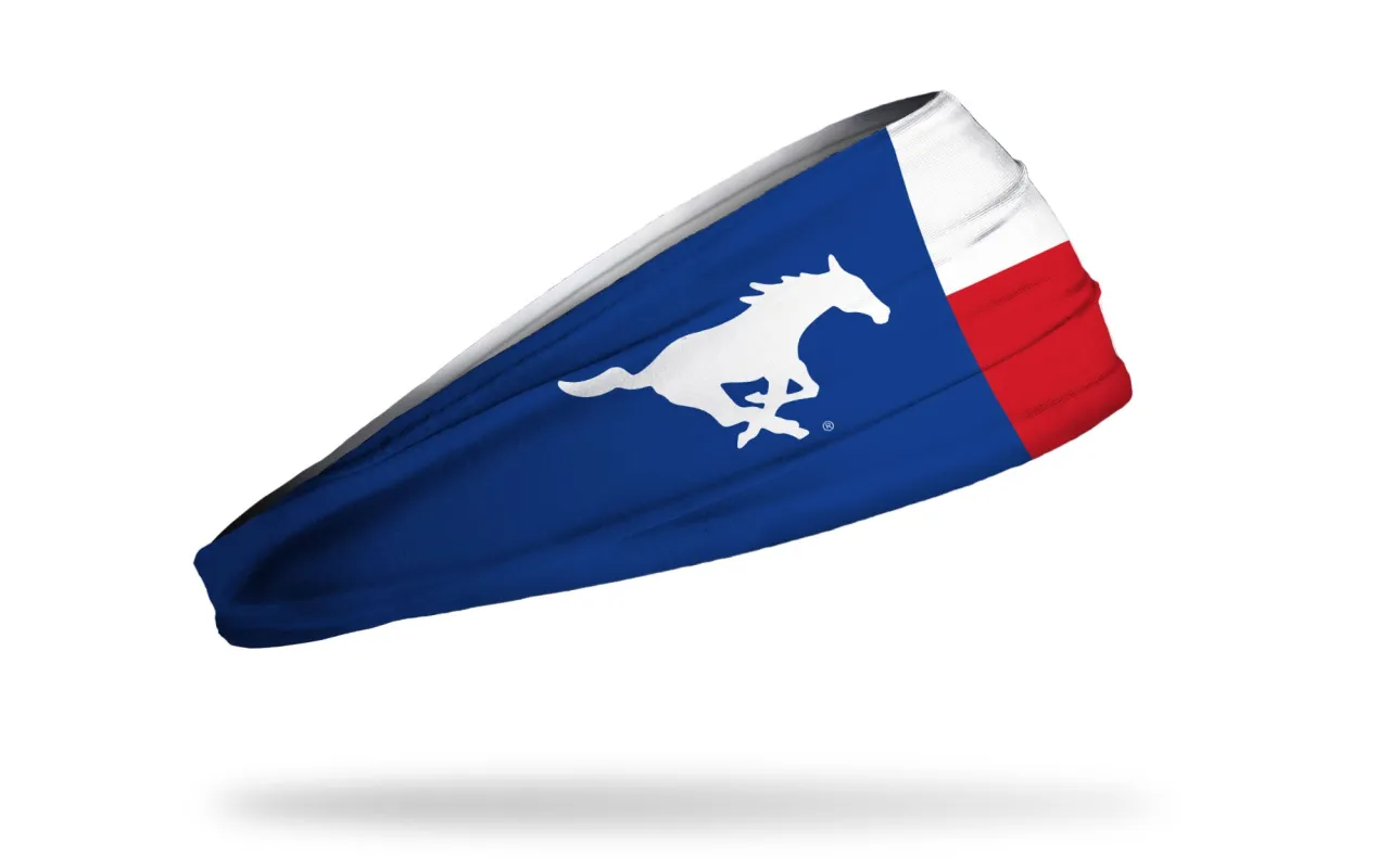 Southern Methodist University: Texas Flag Big Bang Lite Headband sold by JUNK Brands