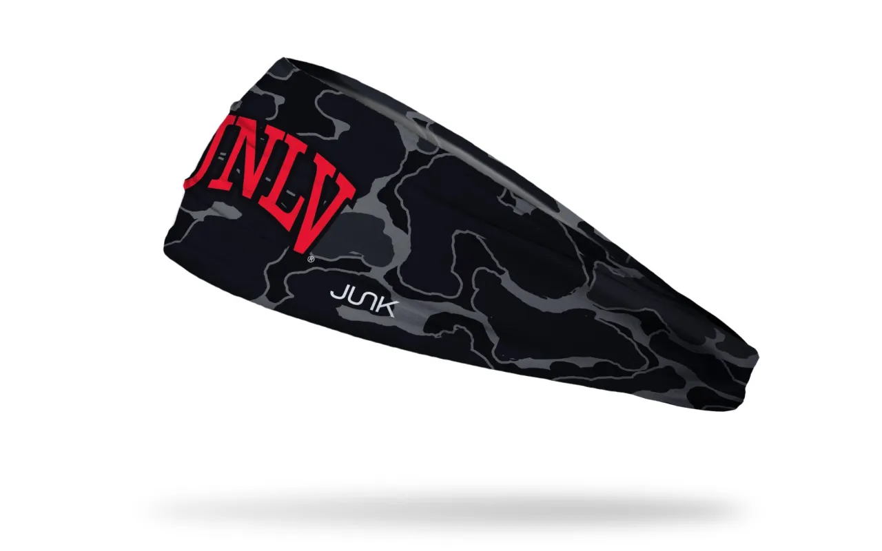 University of Nevada Las Vegas: Camo Black Big Bang Lite Headband sold by JUNK Brands