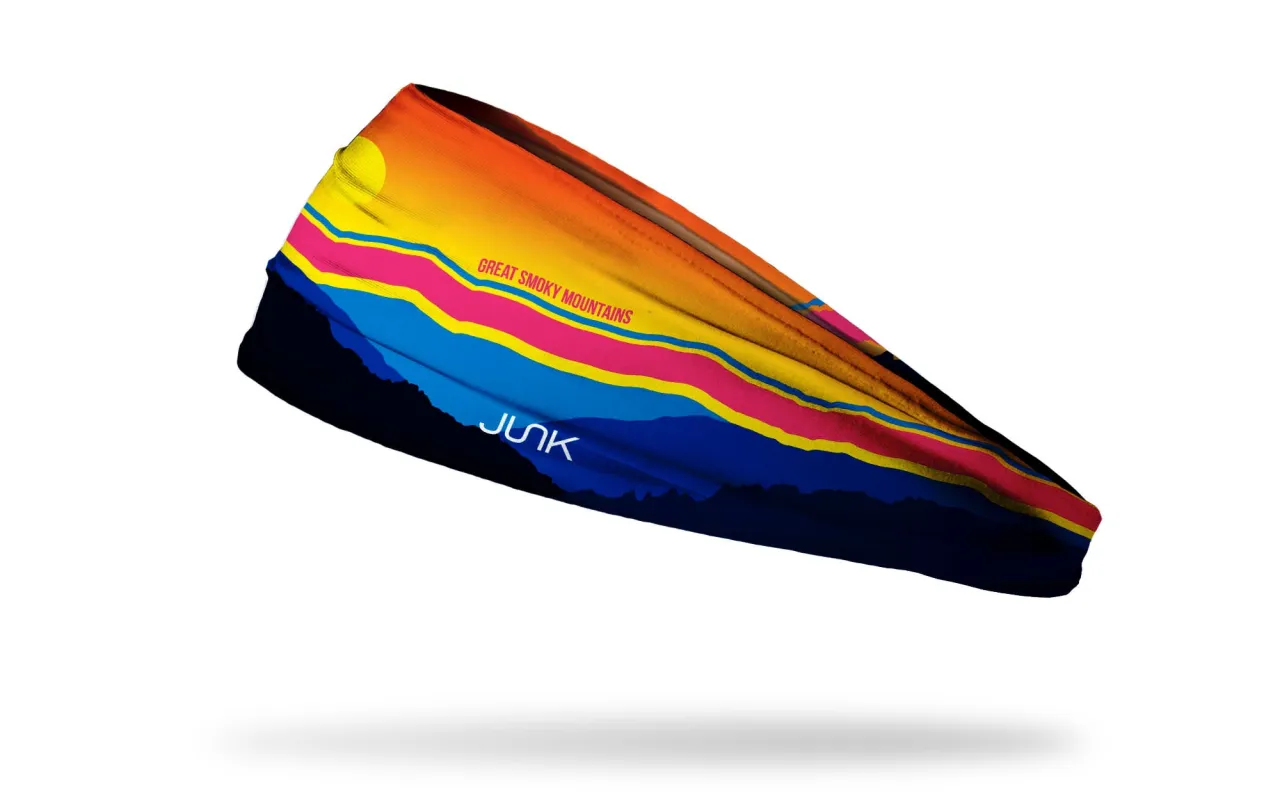 Great Smoky Mountains National Park Highlight Big Bang Lite Headband sold by JUNK Brands