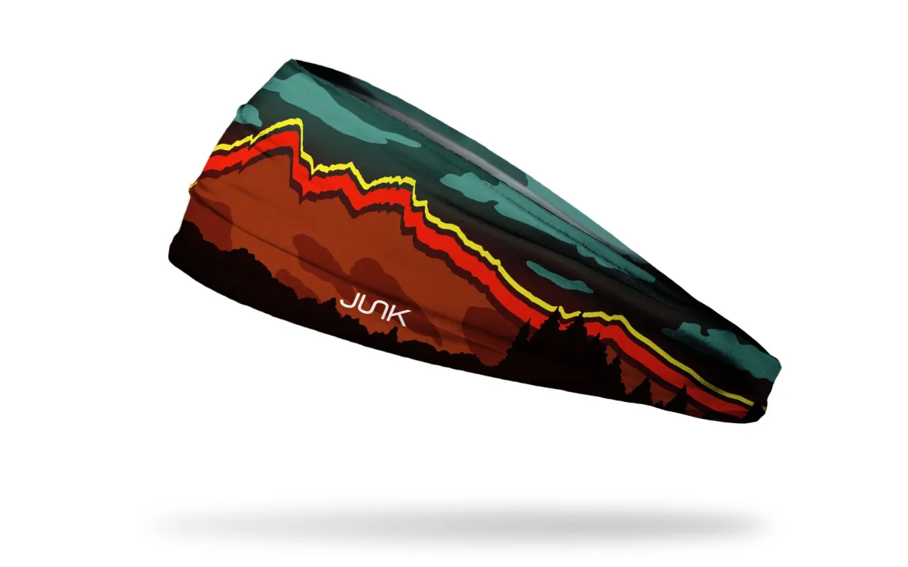 Grand Teton National Park Highlight Big Bang Lite Headband sold by JUNK Brands