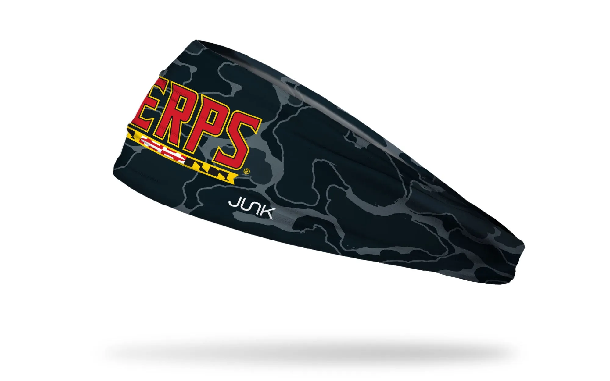University of Maryland: Camo Black Big Bang Lite Headband sold by JUNK Brands