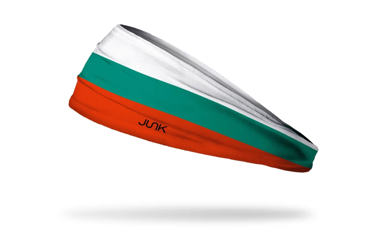 Bulgaria Flag Headband sold by JUNK Brands
