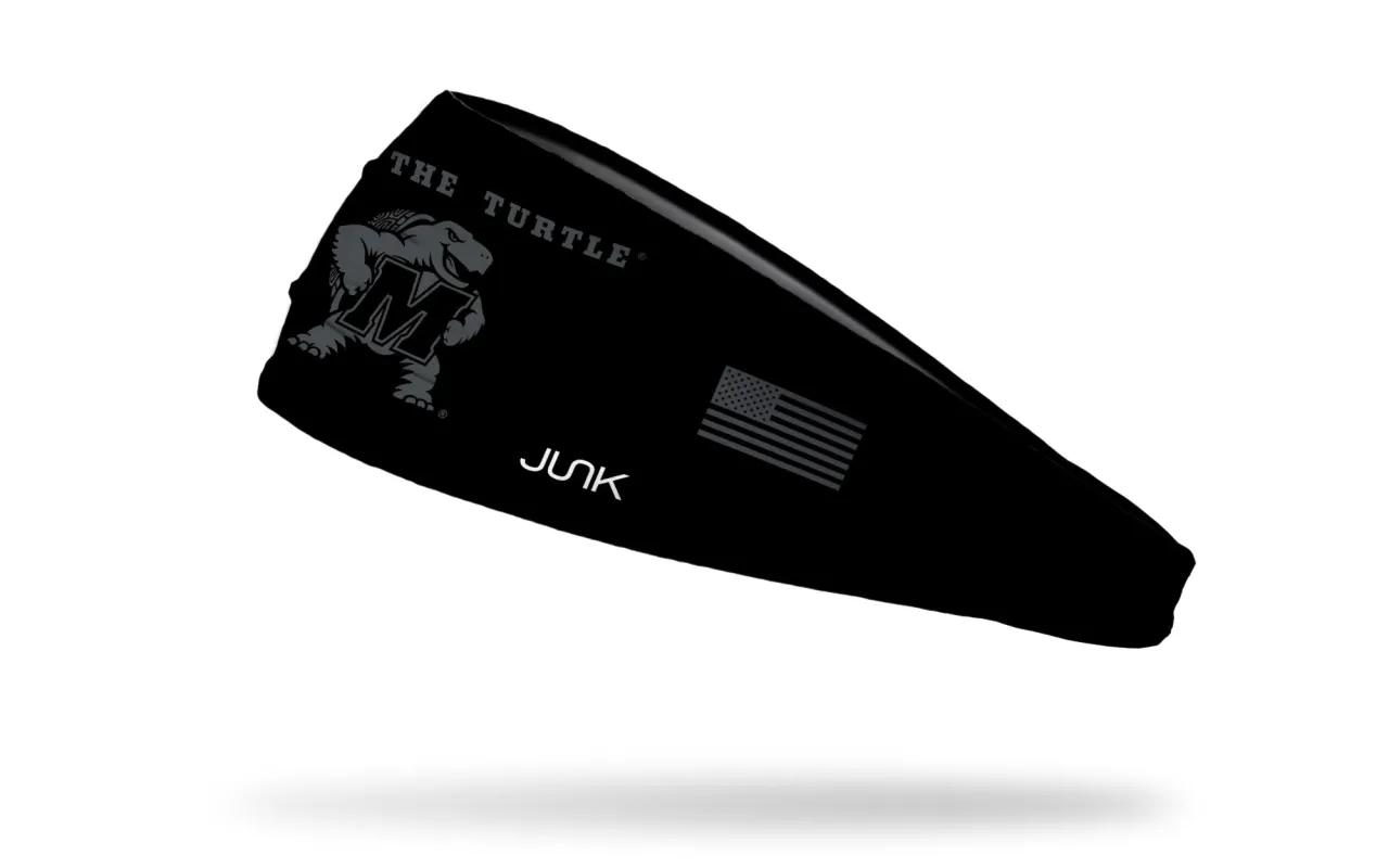 University of Maryland: Black Out Big Bang Lite Headband sold by JUNK Brands