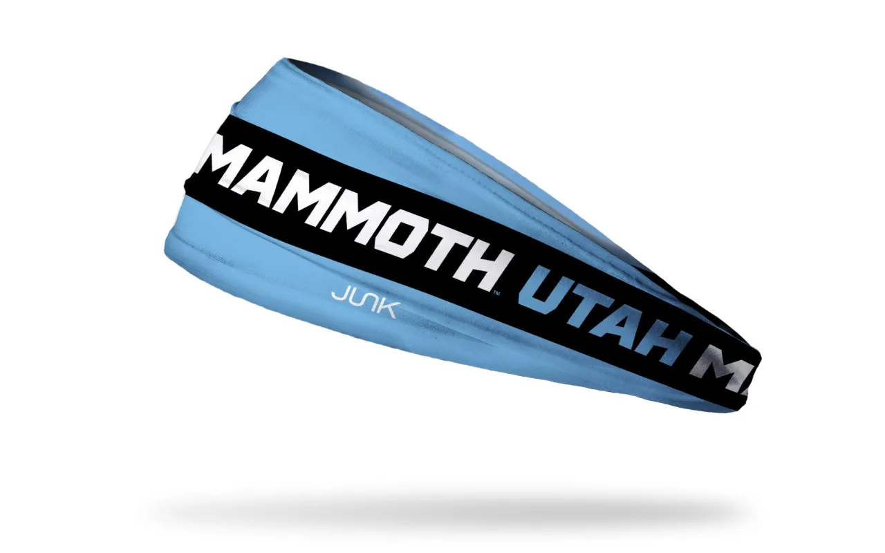 Utah Mammoth: Game On Big Bang Lite Headband sold by JUNK Brands