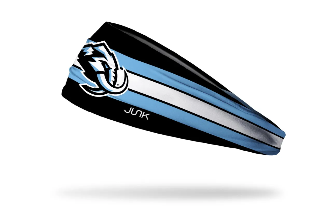Utah Mammoth: Stripe Big Bang Lite Headband sold by JUNK Brands