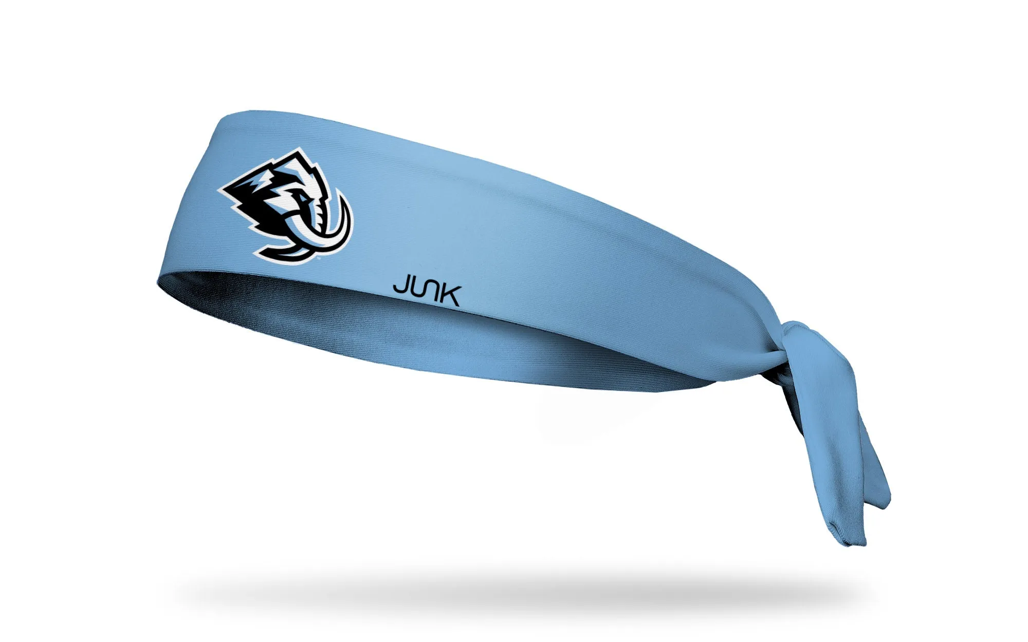 Utah Mammoth: Logo Blue Flex Tie Headband sold by JUNK Brands