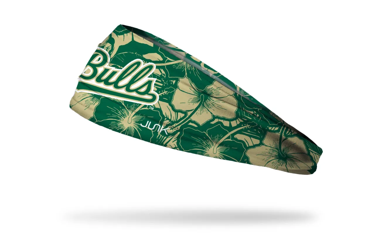 University of South Florida: Tropic Floral Big Bang Lite Headband sold by JUNK Brands
