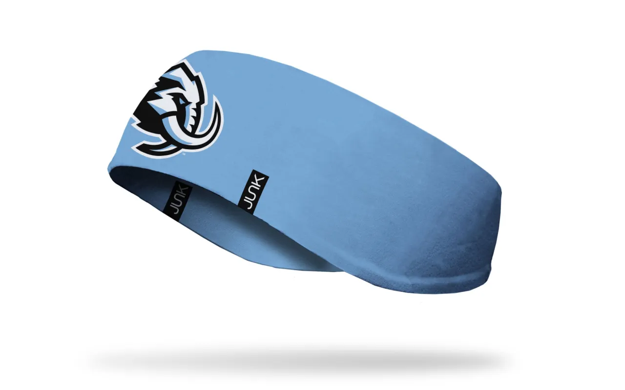 Utah Mammoth: Logo Blue Ear Warmer sold by JUNK Brands