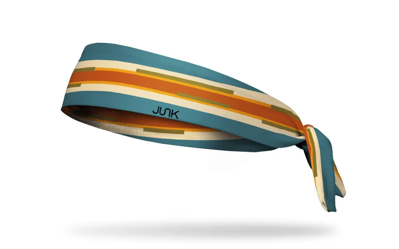 The Real Teal Flex Tie Headband sold by JUNK Brands