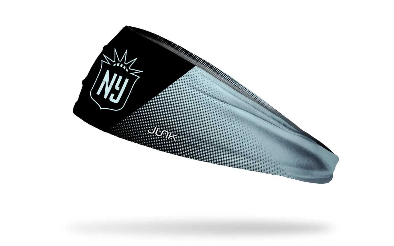 NJ/NY Gotham FC: Jersey Collection Big Bang Lite Headband sold by JUNK Brands