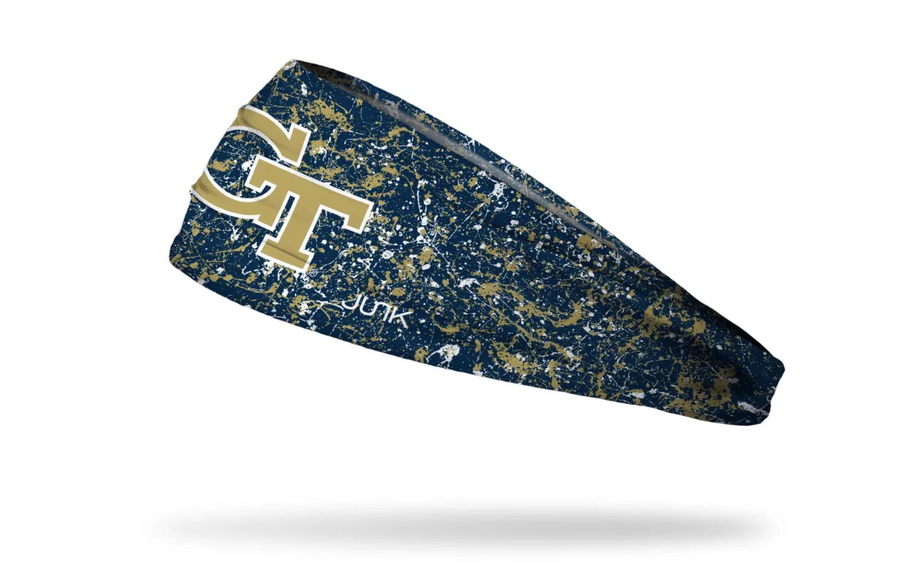 Georgia Tech: Splatter Big Bang Lite Headband sold by JUNK Brands