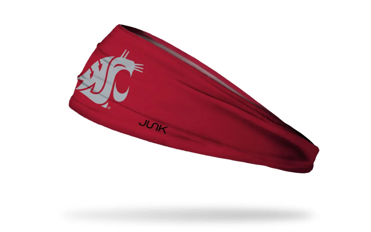 Washington State University: Home Solid Big Bang Lite Headband sold by JUNK Brands