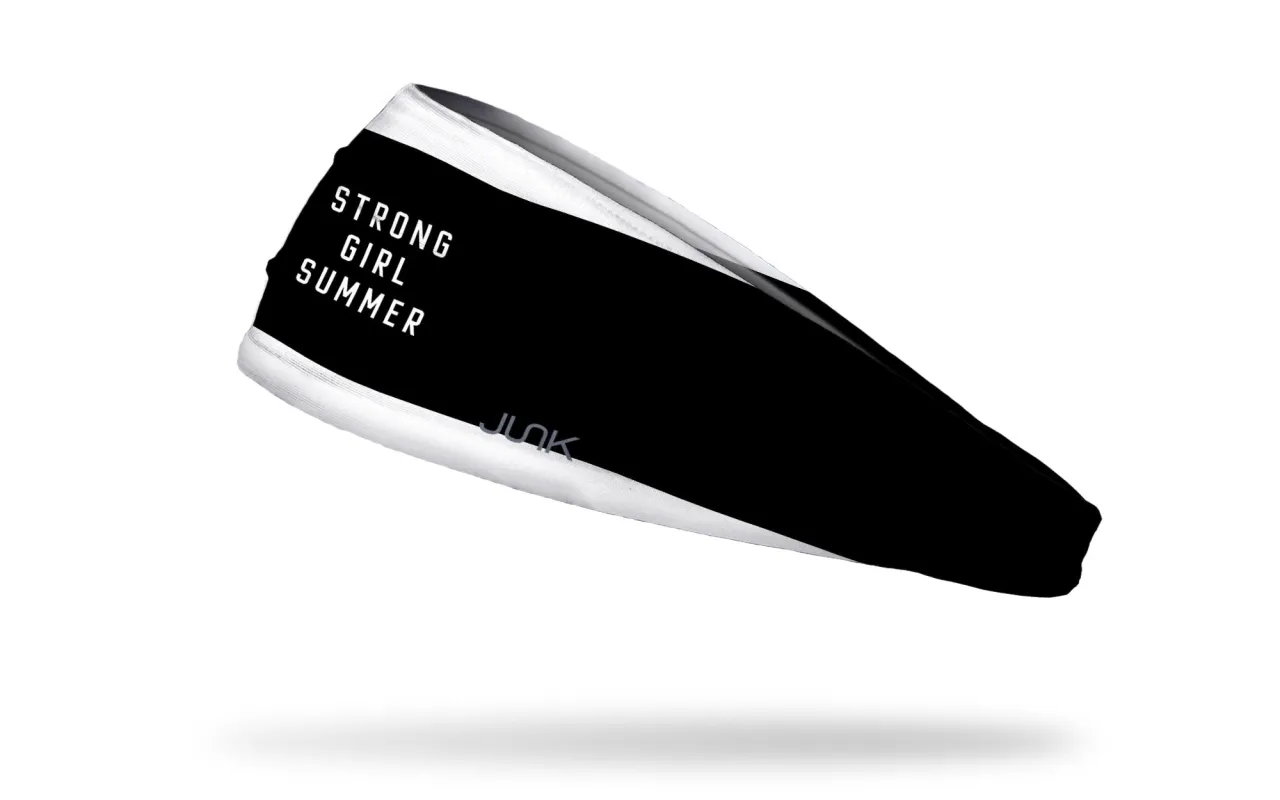Christine Kole: Strong Girl Summer Black Big Bang Lite Headband sold by JUNK Brands