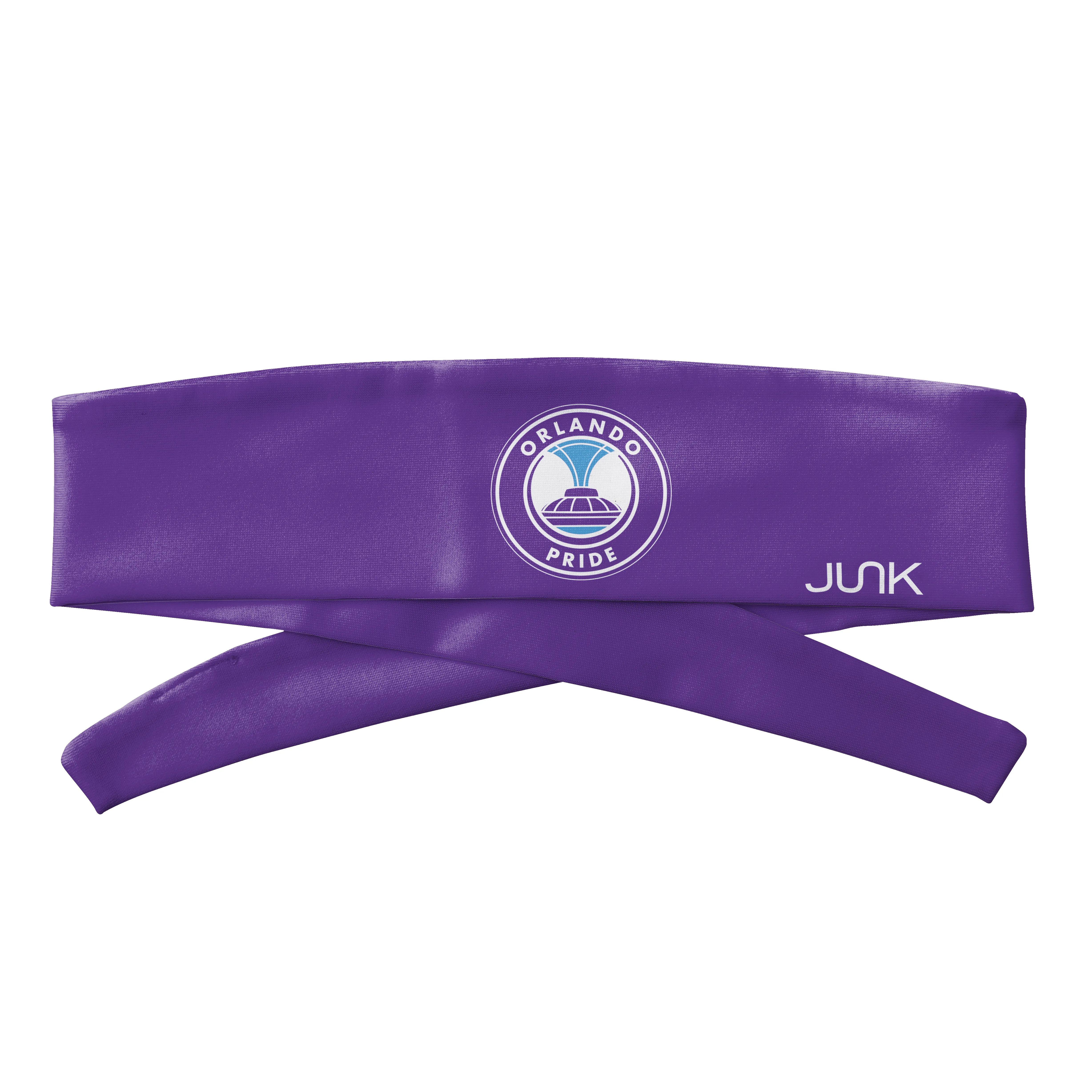 Orlando Pride: Logo Purple Flex Tie Headband sold by JUNK Brands product image thumbnail 3