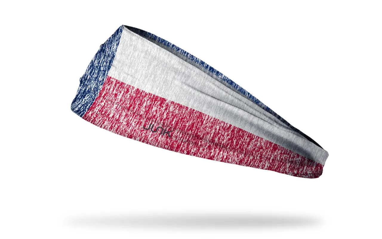 Texas Heather Flag Big Bang Lite Headband sold by JUNK Brands