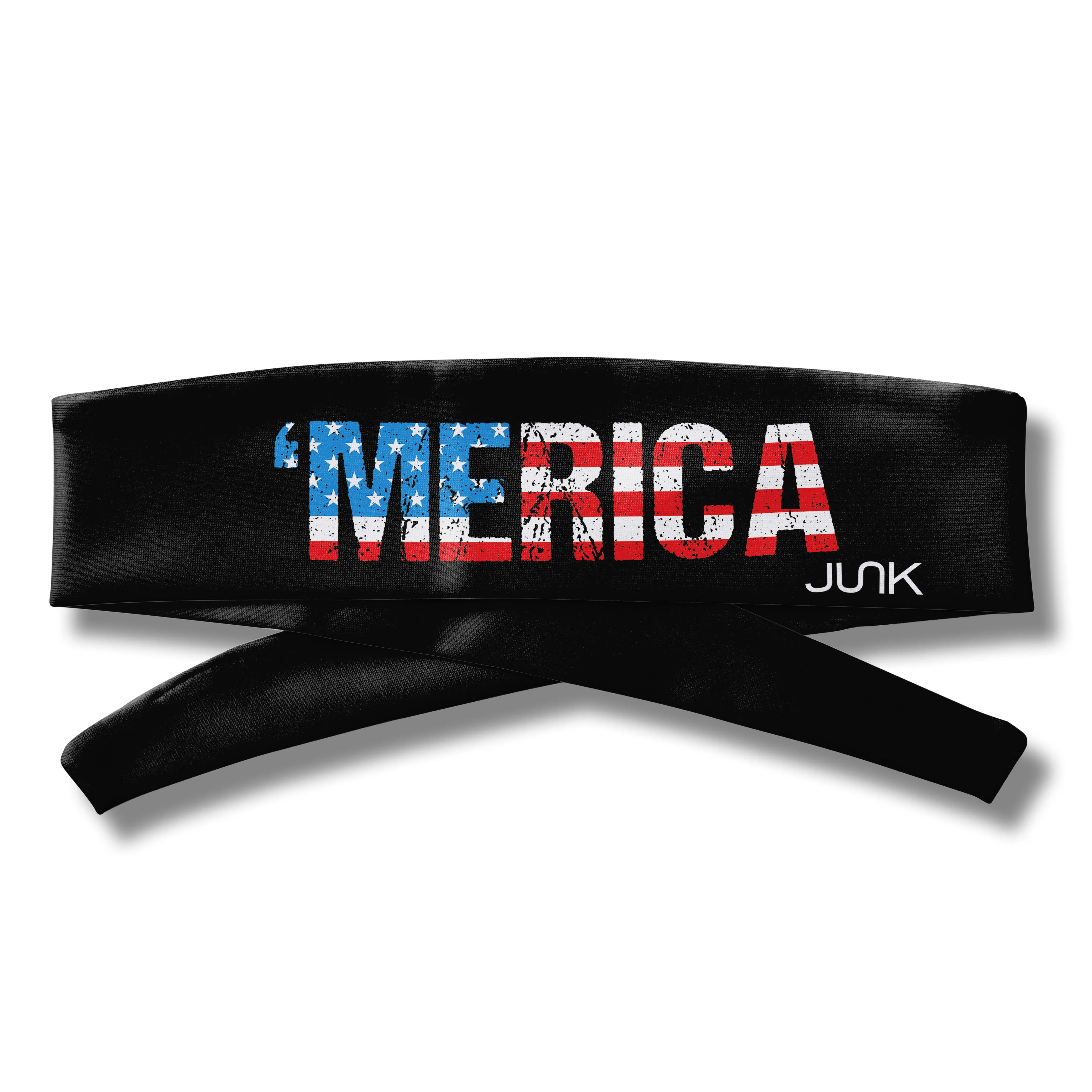 Merican JUNK Flex Tie Headband sold by JUNK Brands product image thumbnail 3