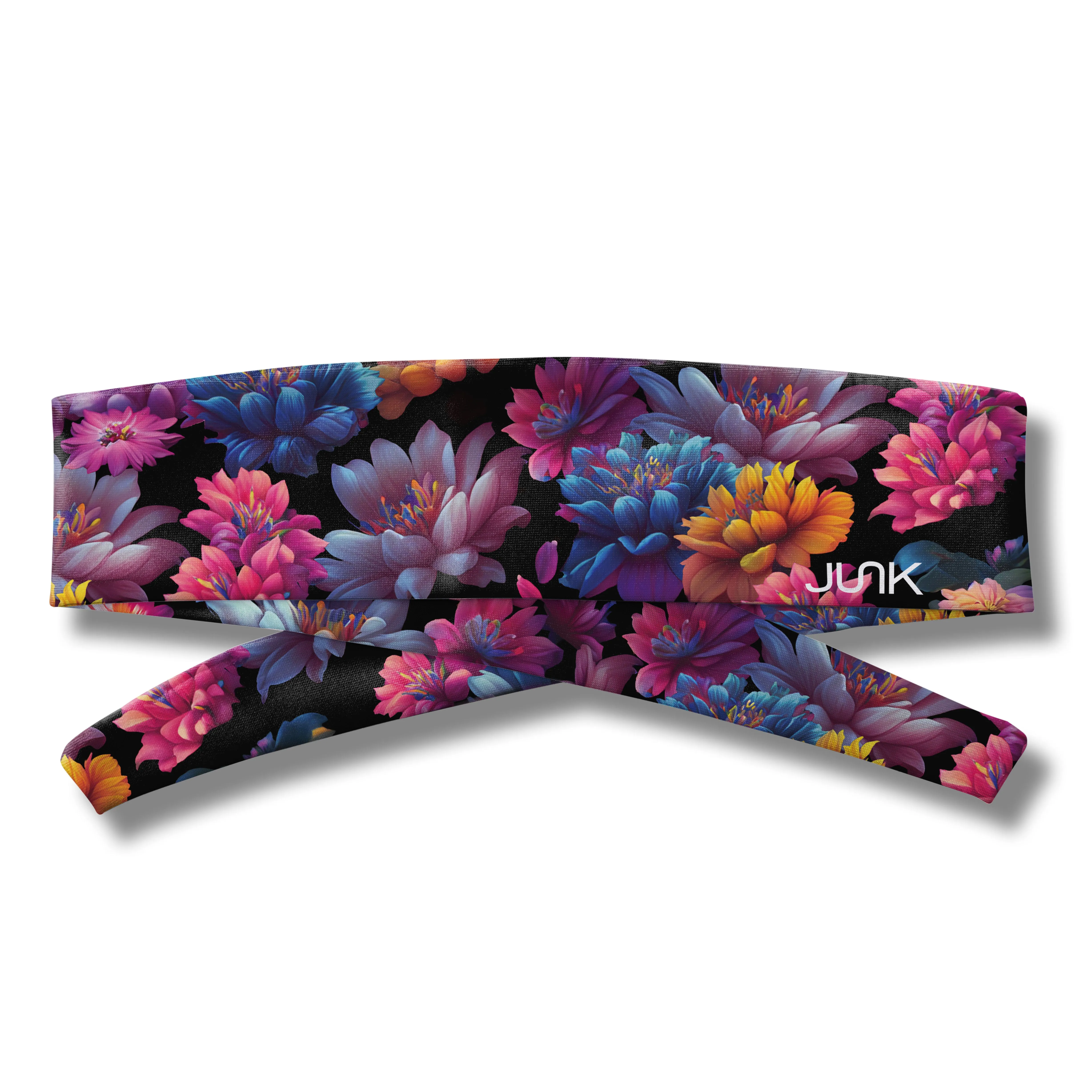 Floral Fusion Flex Tie Headband sold by JUNK Brands product image thumbnail 3