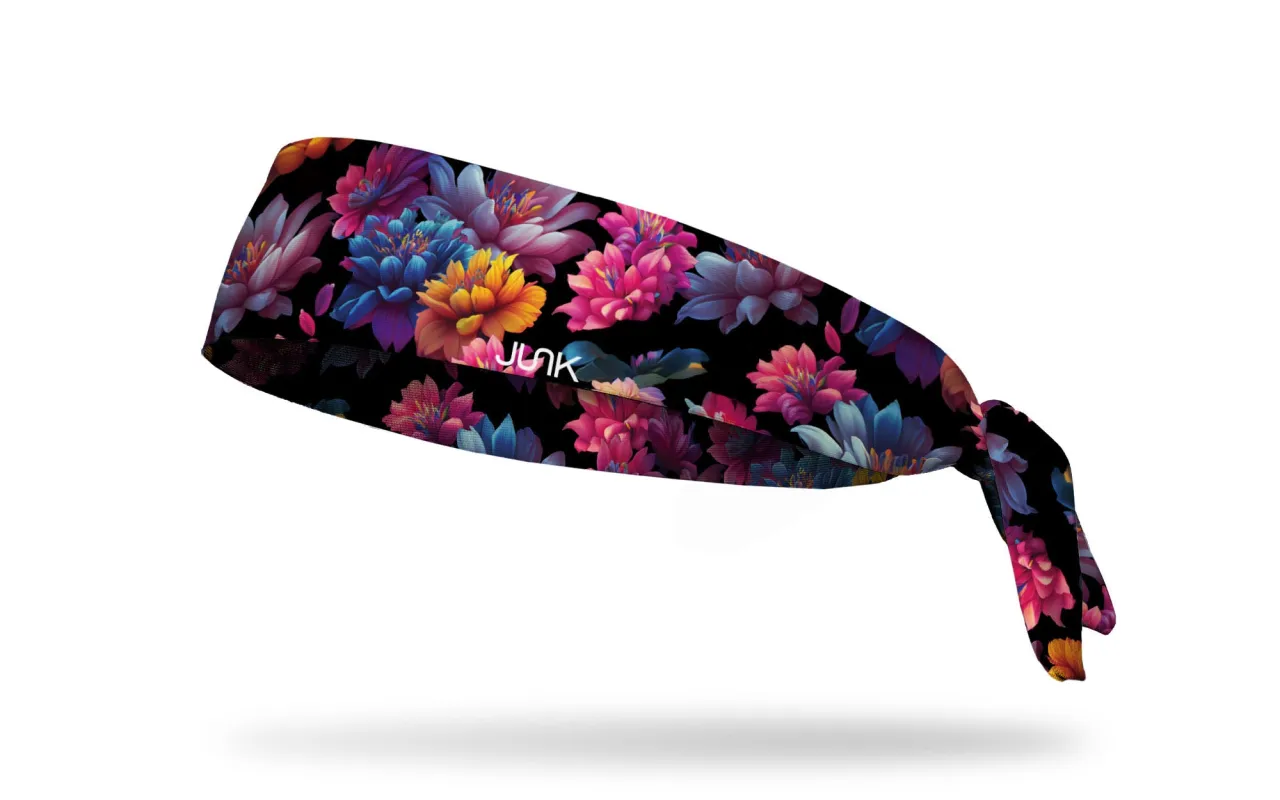 Floral Fusion Flex Tie Headband sold by JUNK Brands