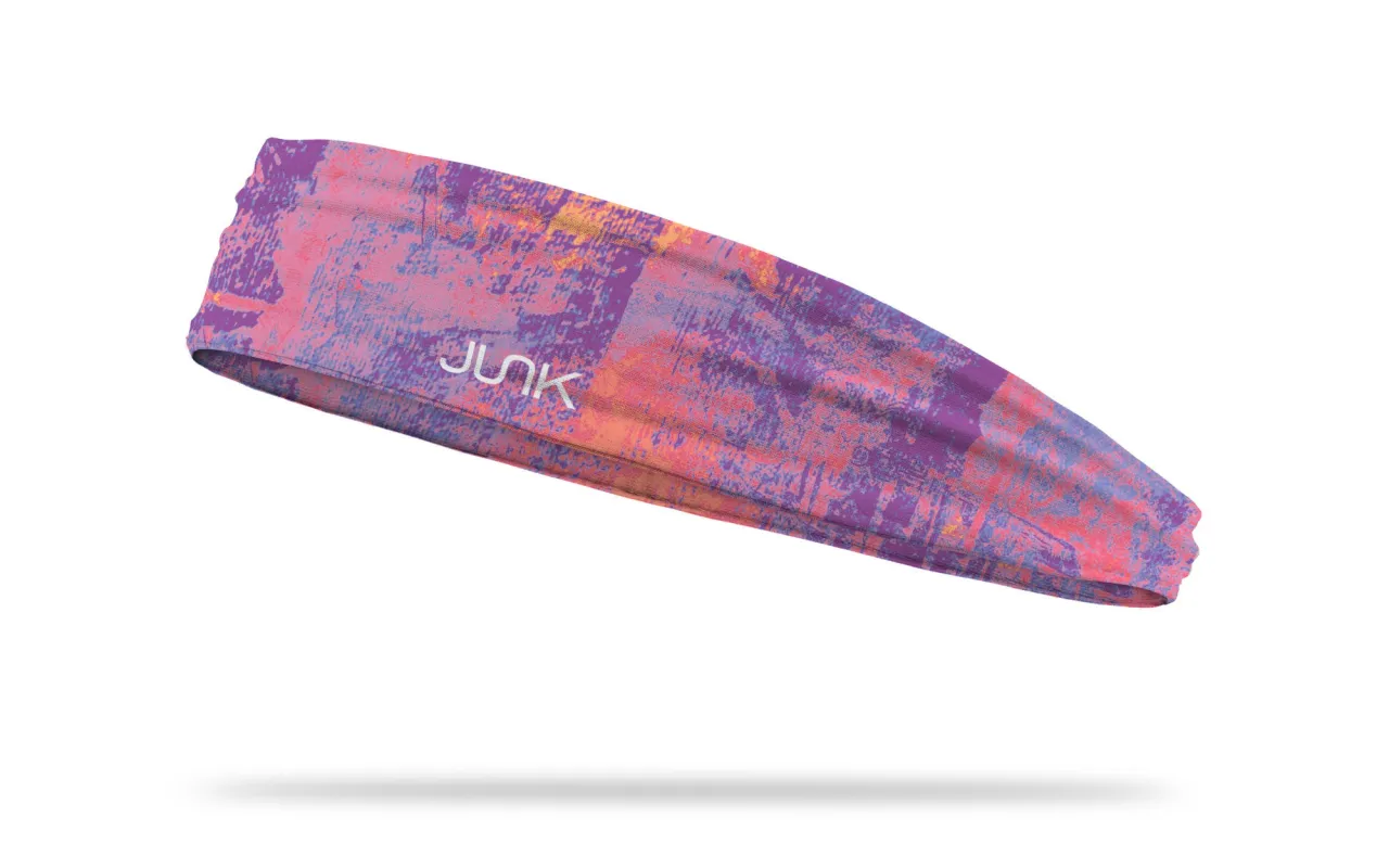 Colorful Canvas Infinity Headband sold by JUNK Brands